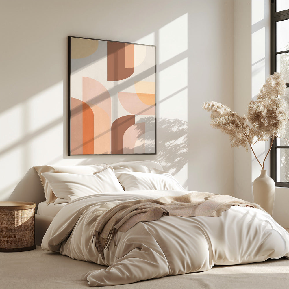 Retro Geometric | Poster