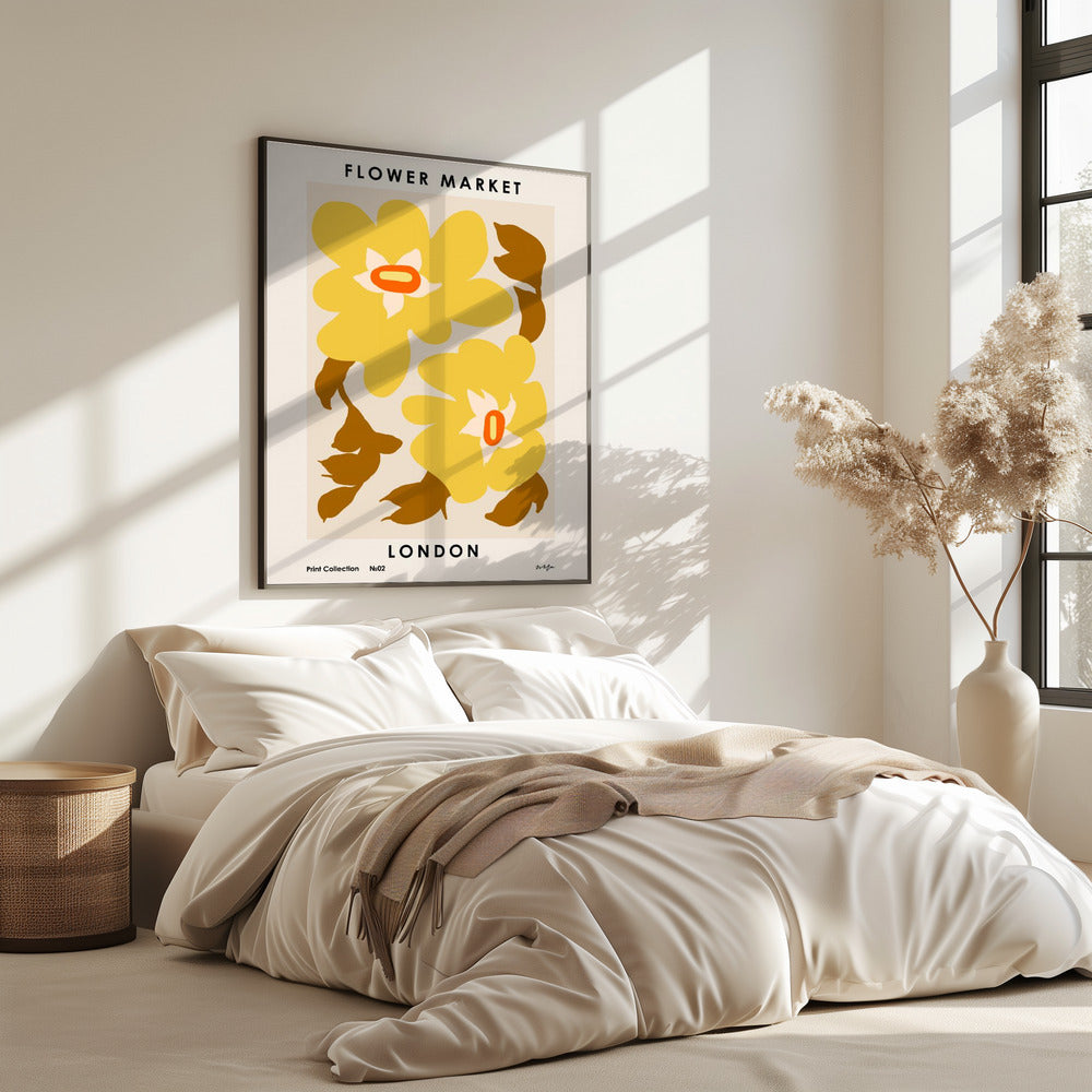 Bloemenmarkt. Londen | Poster