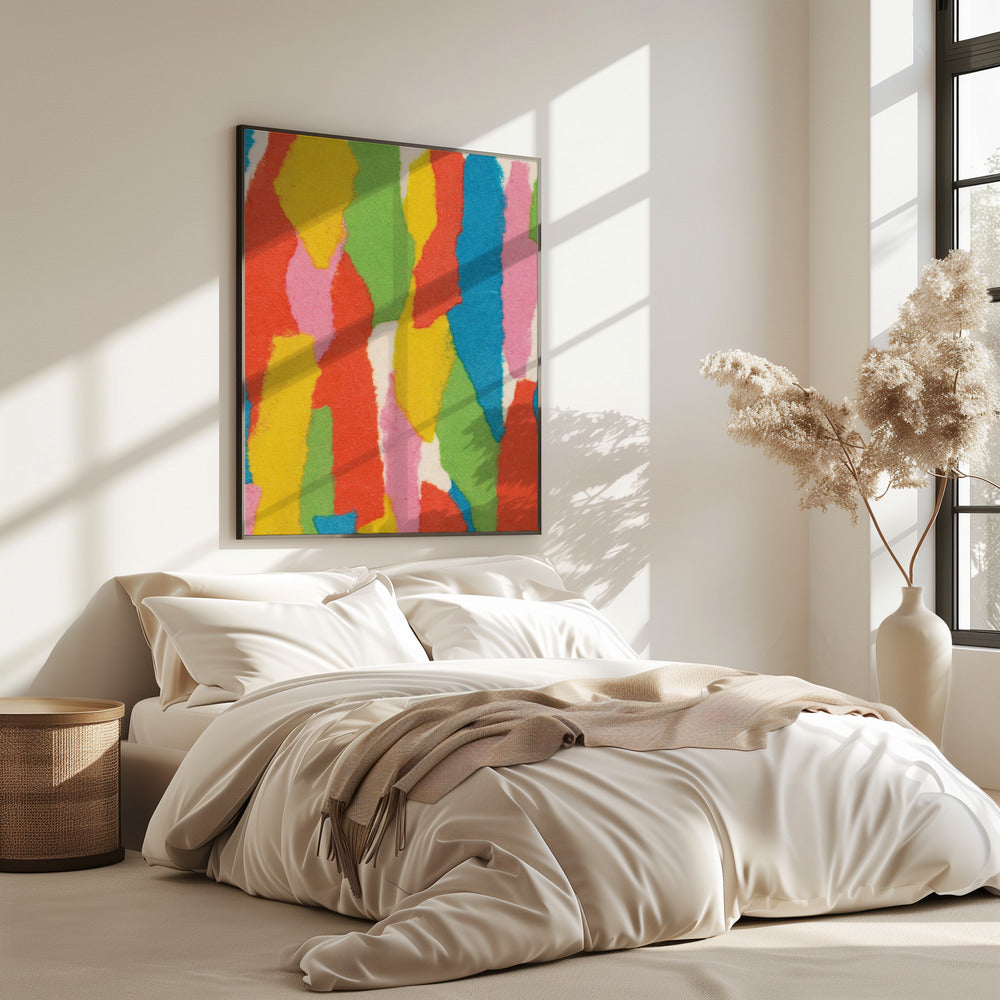 Colorful Paper Collage #1 | Poster