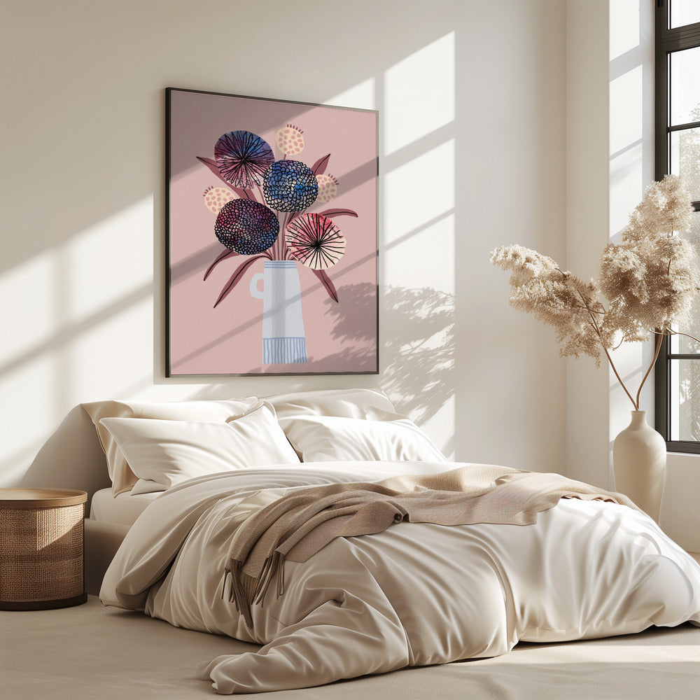 Wilde bloemen bloeien | Poster