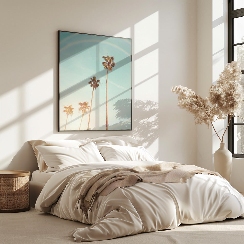 Zonnige Cali-palmboom | Poster