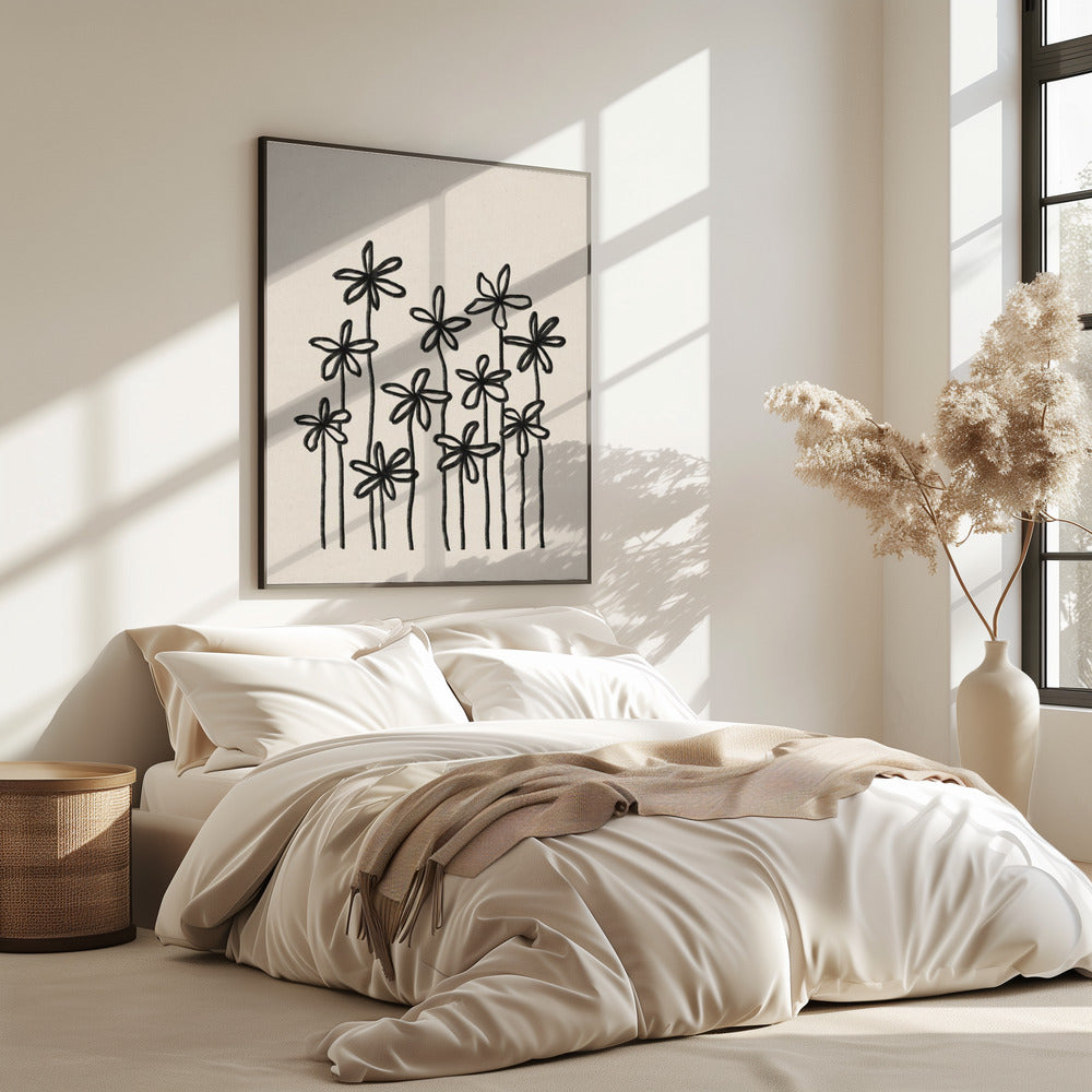 Een veld vol bloemen | Poster