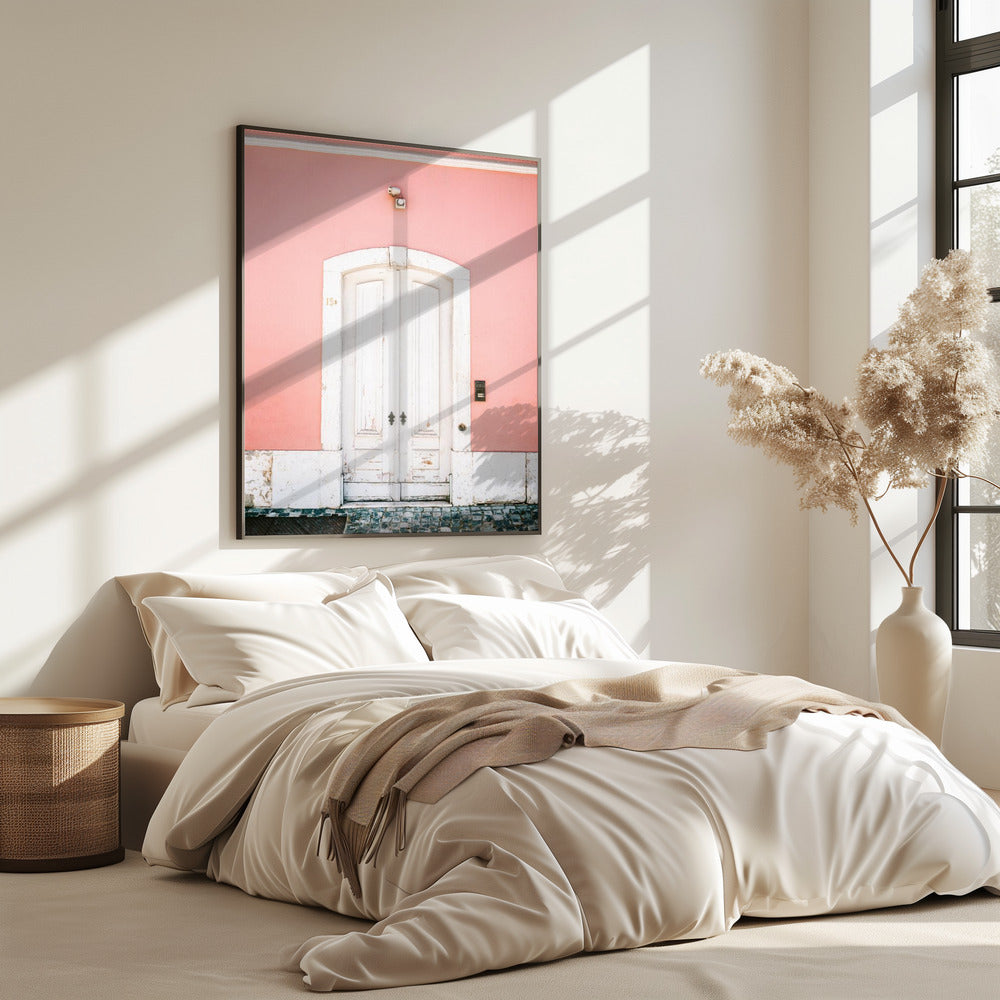 De witte deur Lissabon | Poster