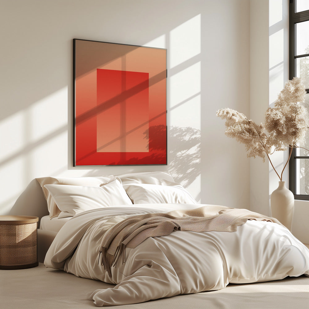 Red Gradient Portal | Poster