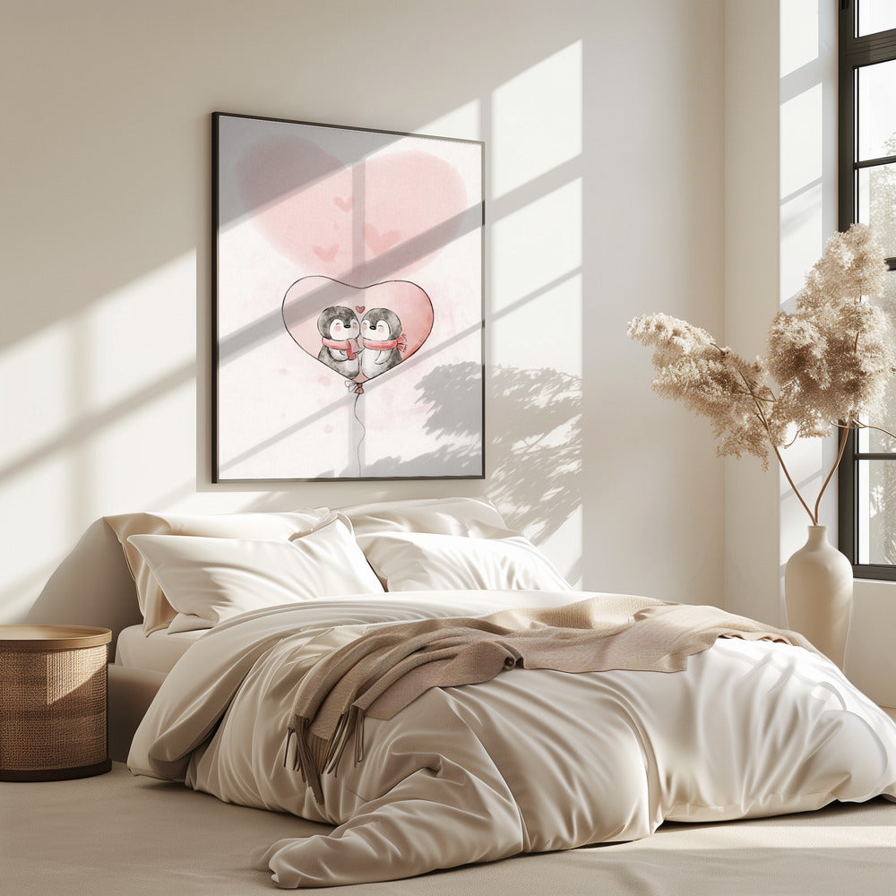 Penguin in love | Poster