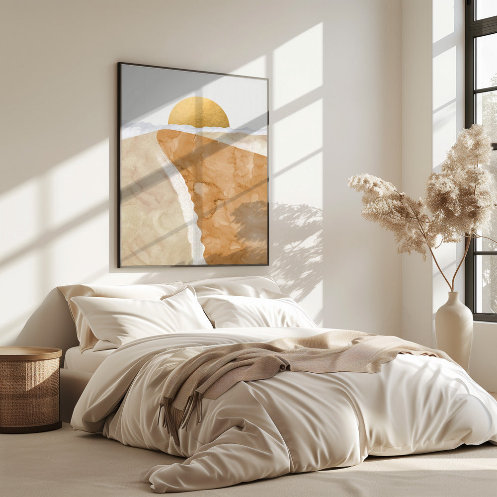 Gold sand dune | Poster