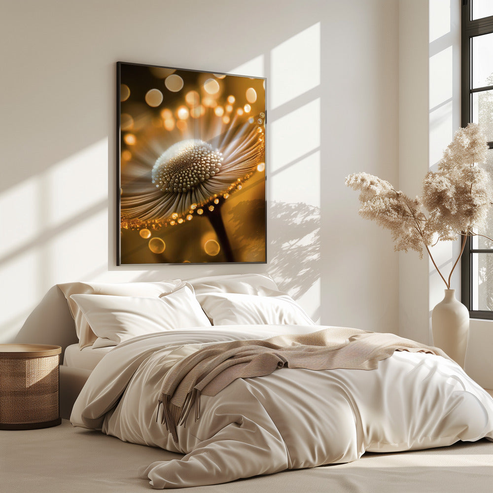 Gouden Bloemblaadjes Droom | Poster