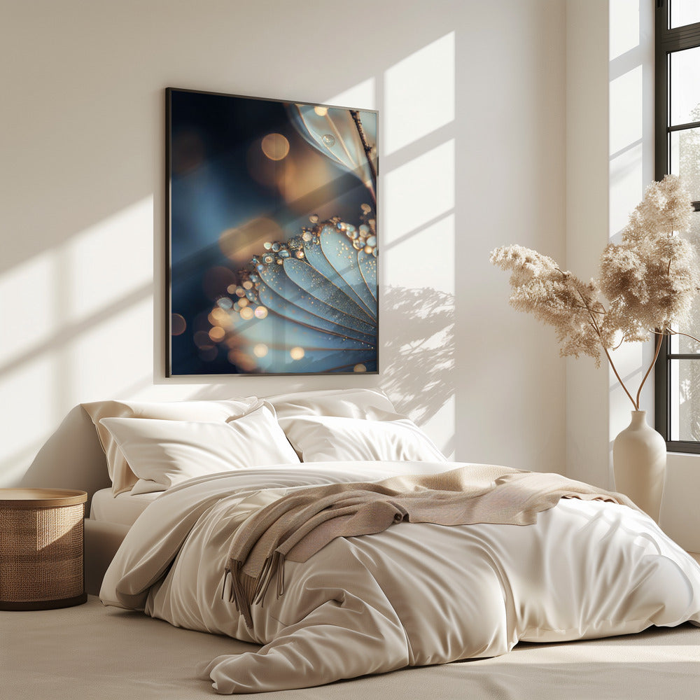 Dauwbloemige elegantie | Poster