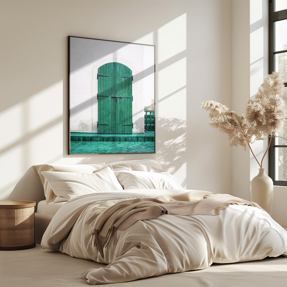 Marrakesh Groene Deur | Poster