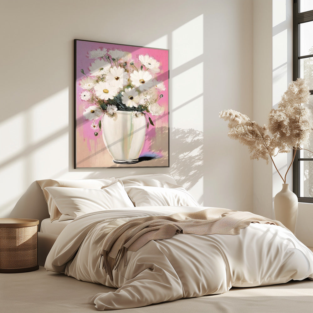 Bloemblaadjes in roze tint | Poster