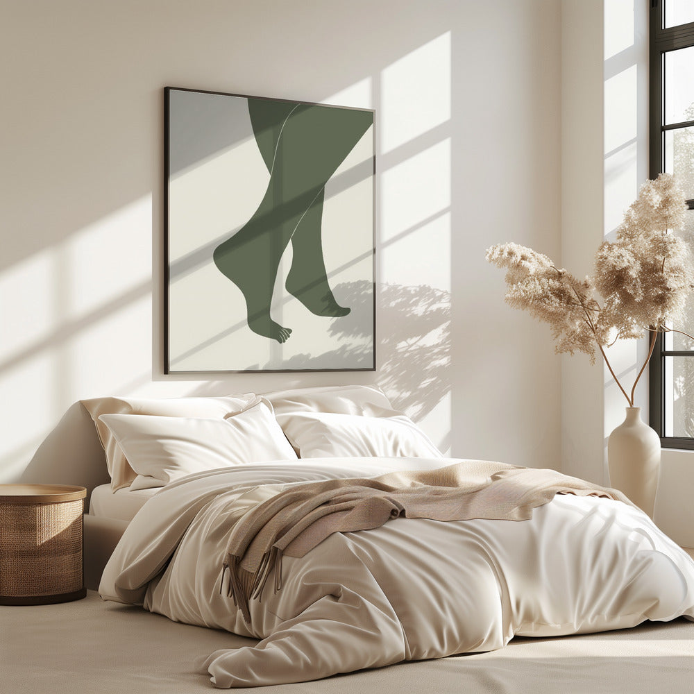 Tip Toe Green | Poster