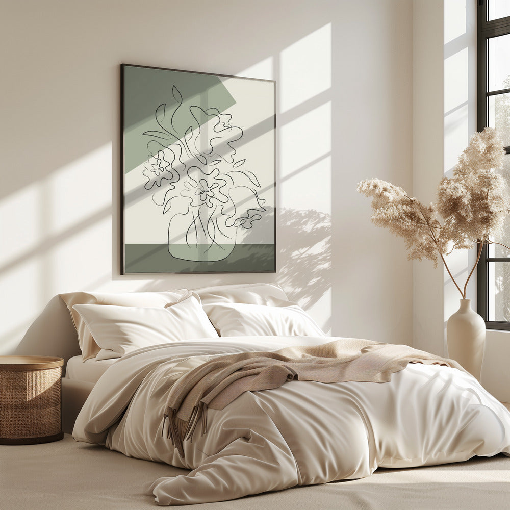 Bloem Groen | Poster