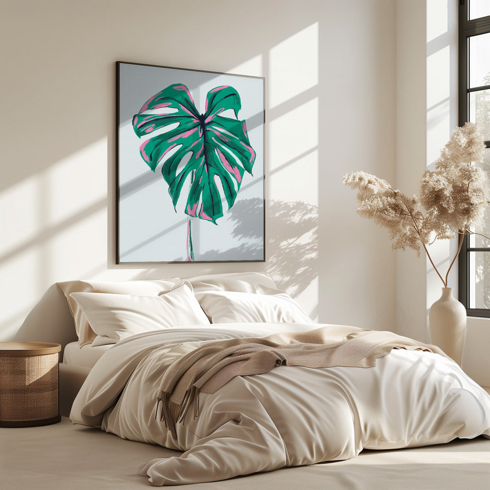 Monstera Deliciosa Licht | Poster