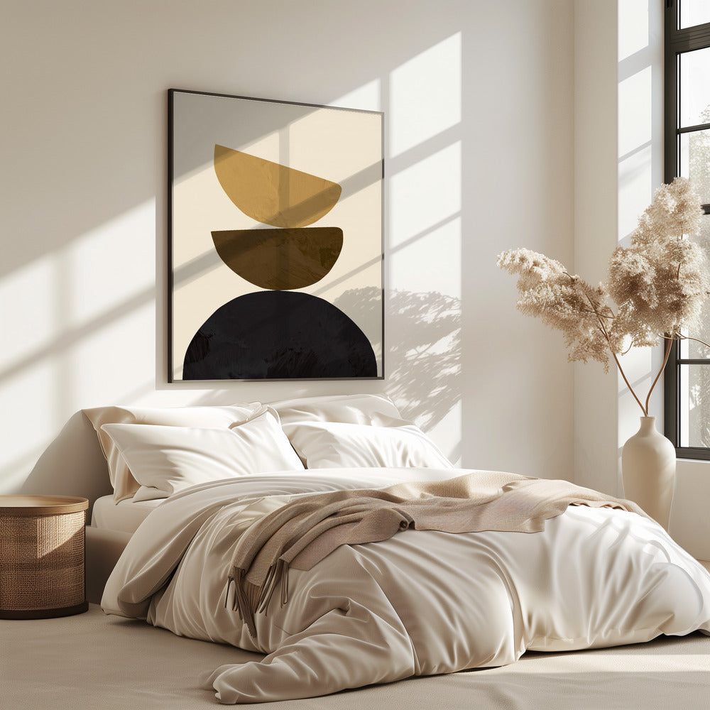 Geometrisch Geel | Poster