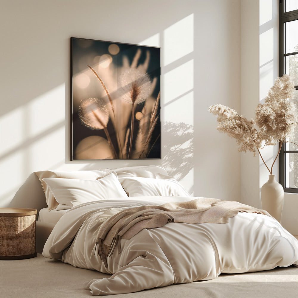 Fluisterende paardenbloemen | Poster