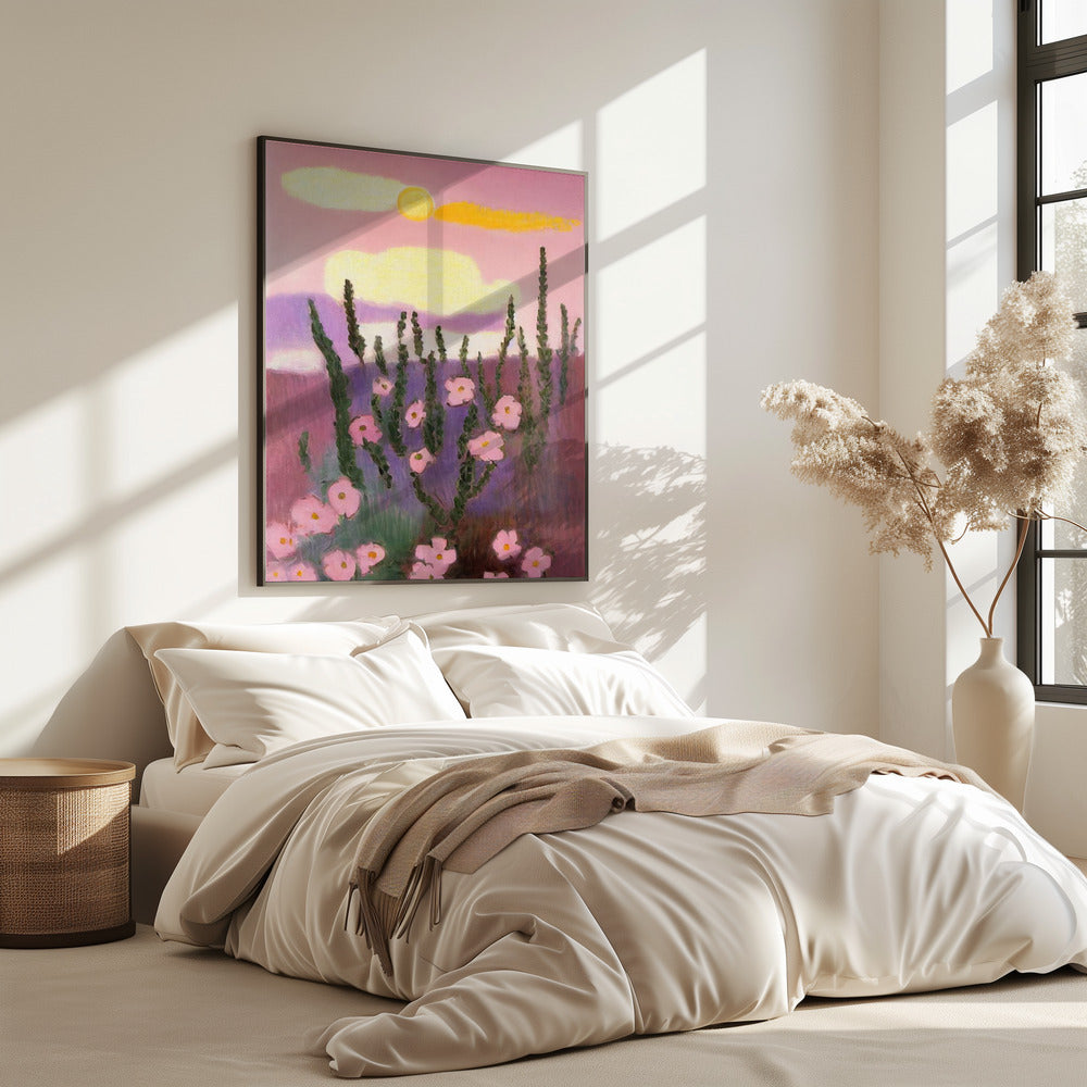 Woestijnbloesemzonsopgang | Poster