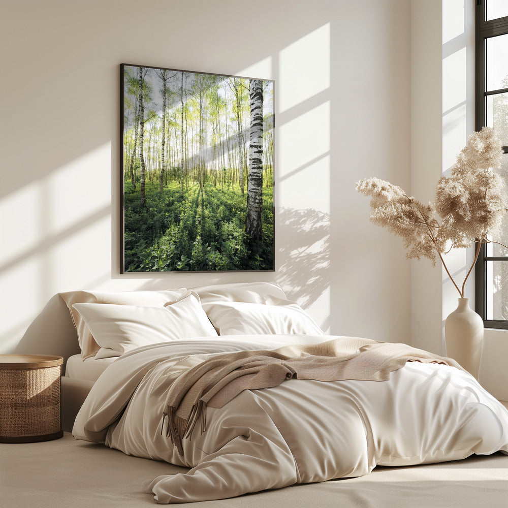 Birch Grove verticaal | Poster