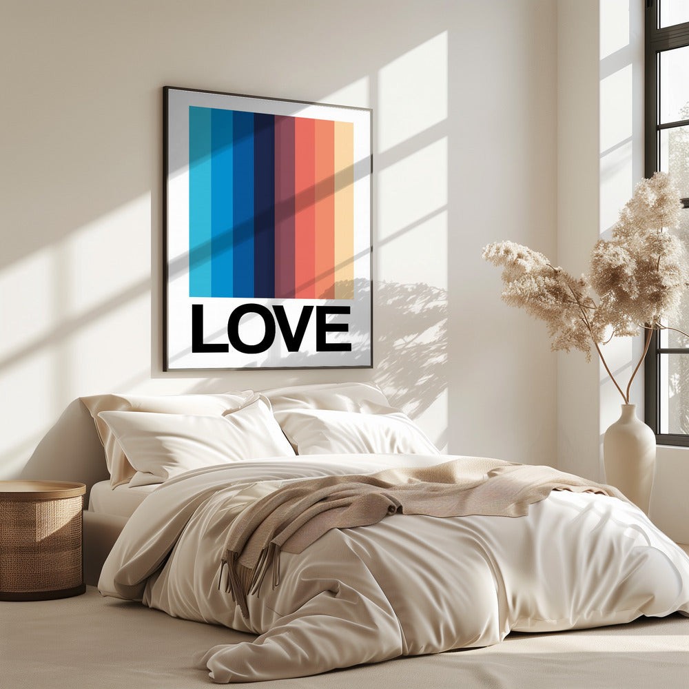 Mirror Stripe LIEFDE | Poster
