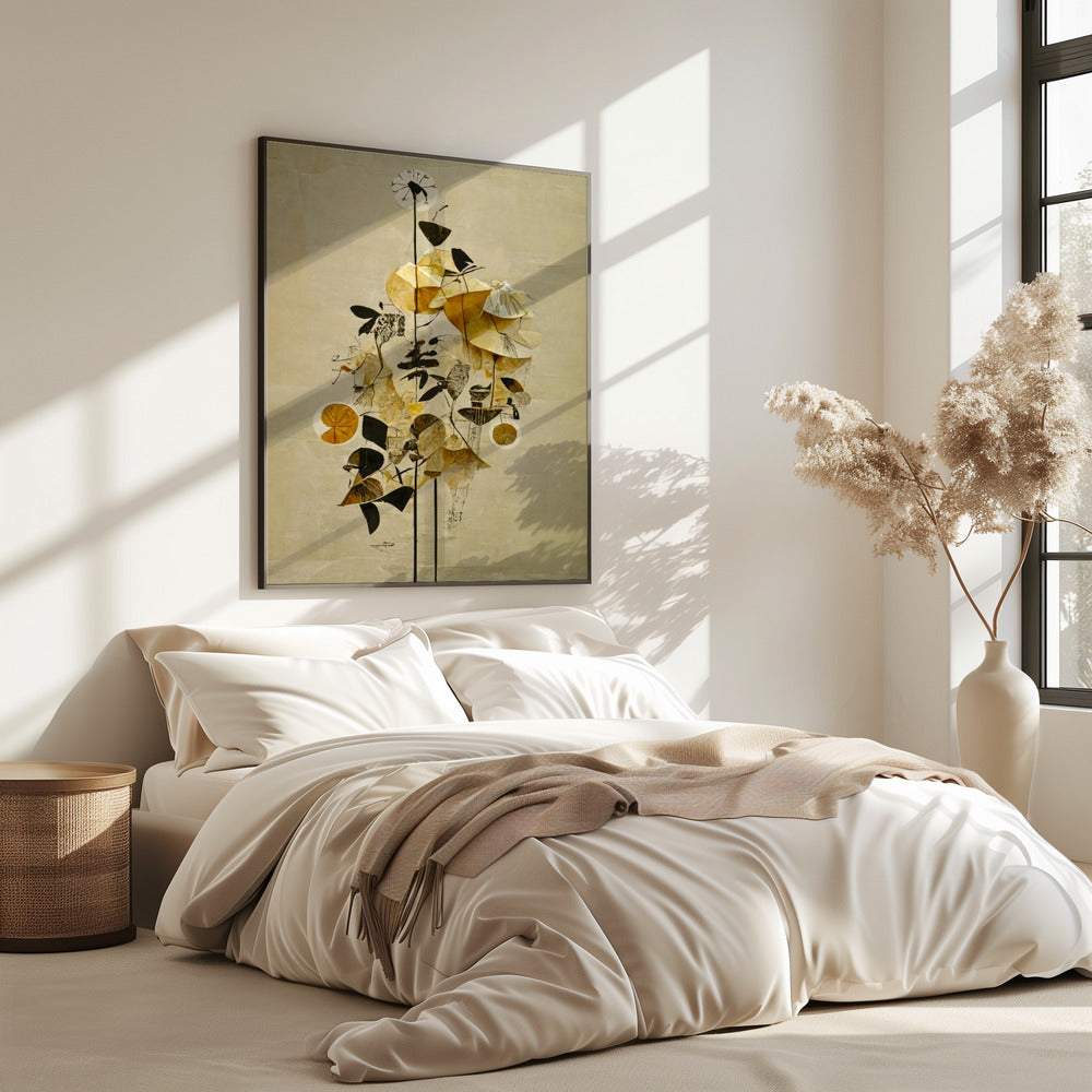 Gouden Bloesems | Poster