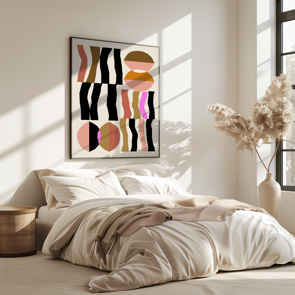 Abstracte compositie 26 | Poster