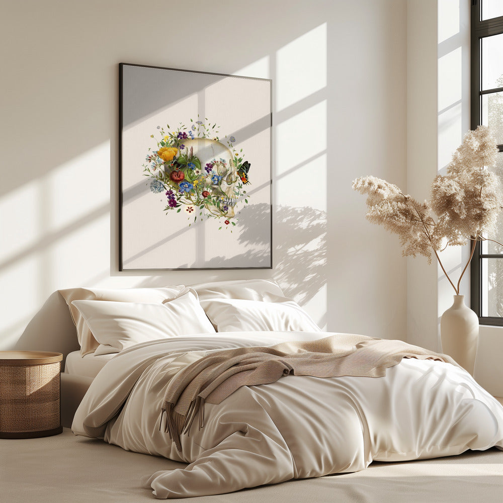 Bloemenschedel | Poster