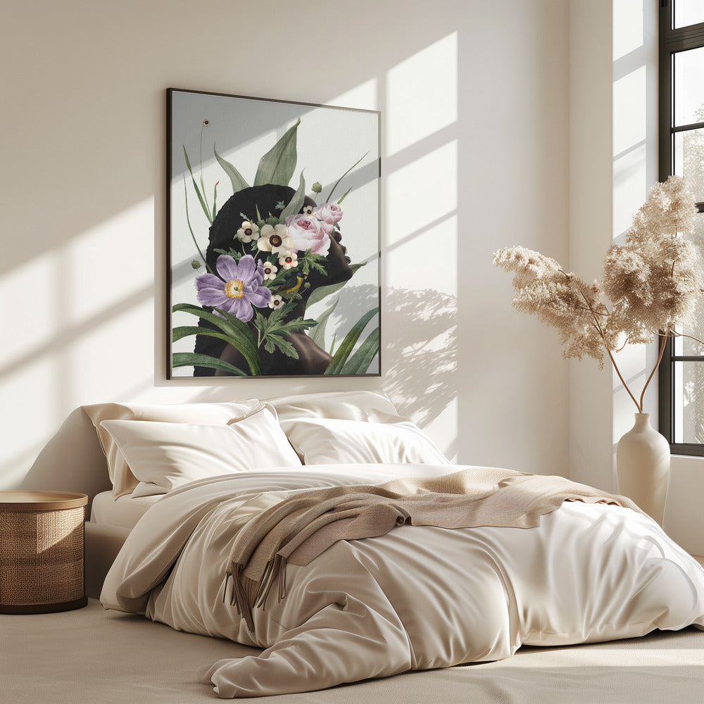 Paarse bloem | Poster