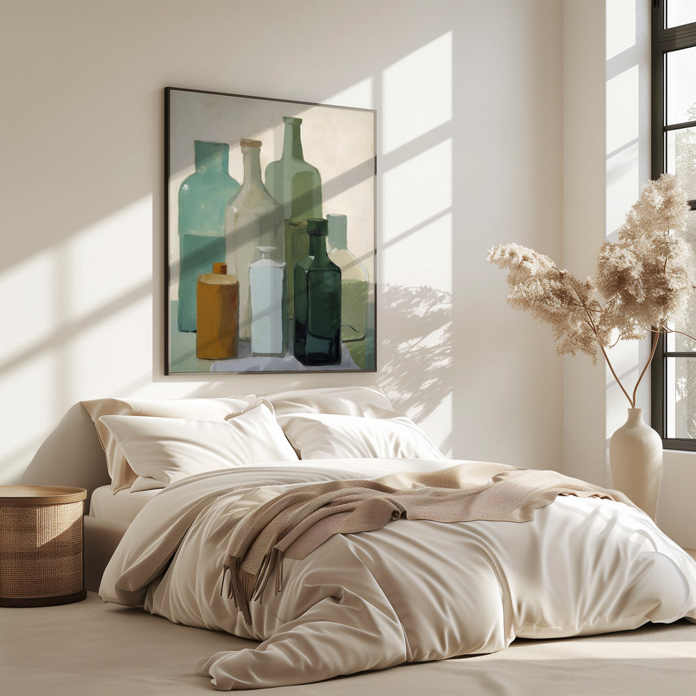 Muted Bottles | Poster