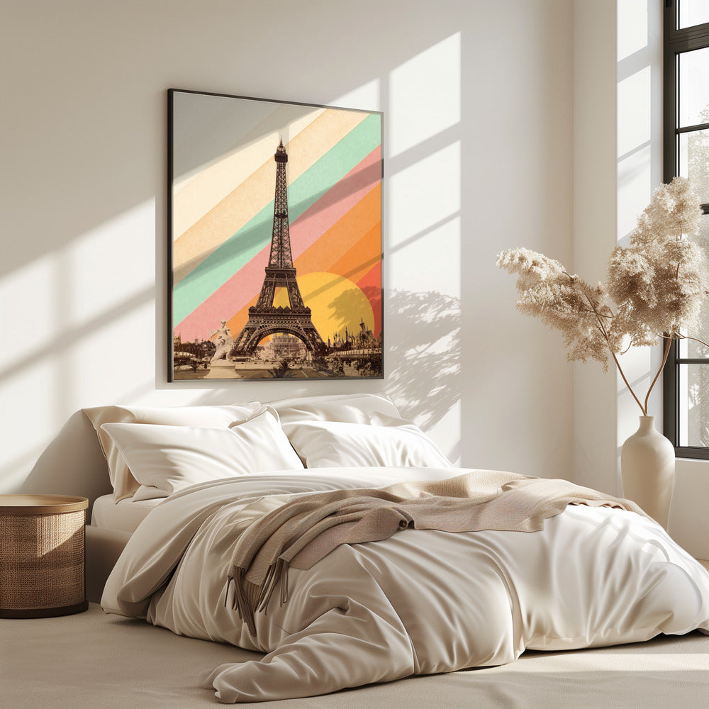 Eiffeltoren Regenboog | Poster