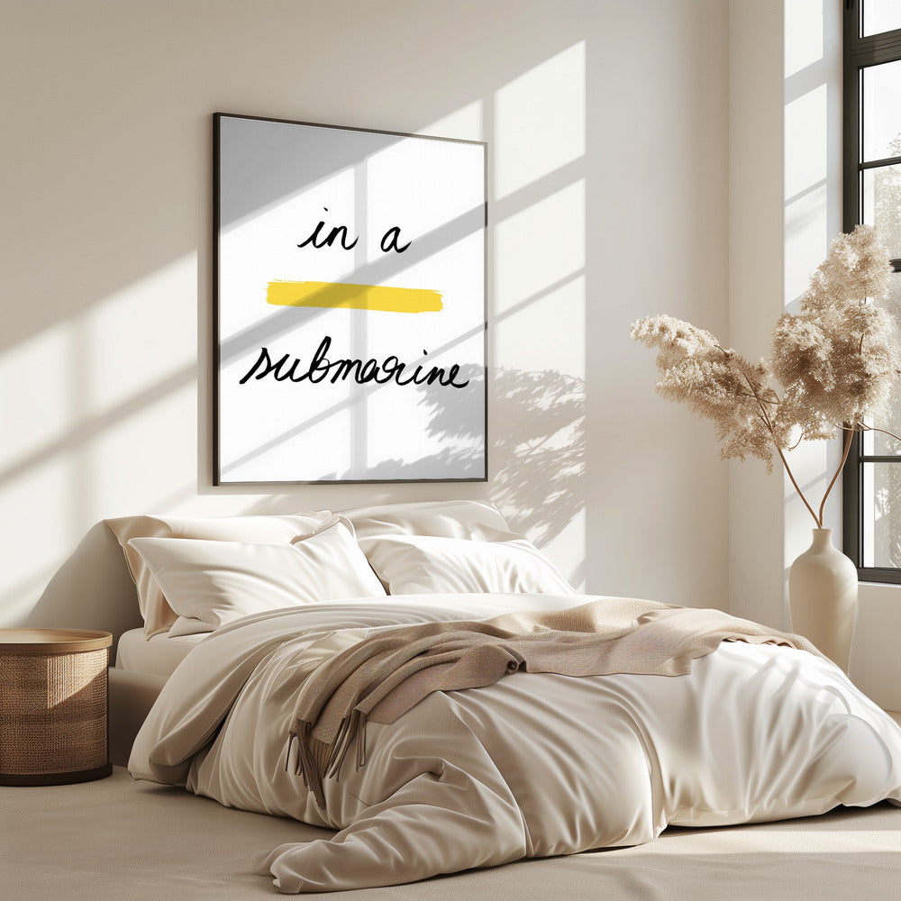 In een gele onderzeeër | Poster