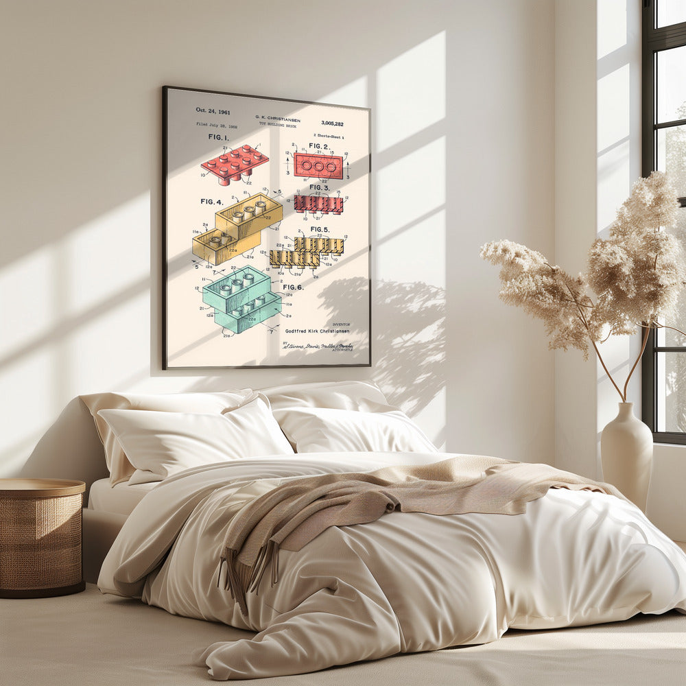 Lego Kleuren | Poster