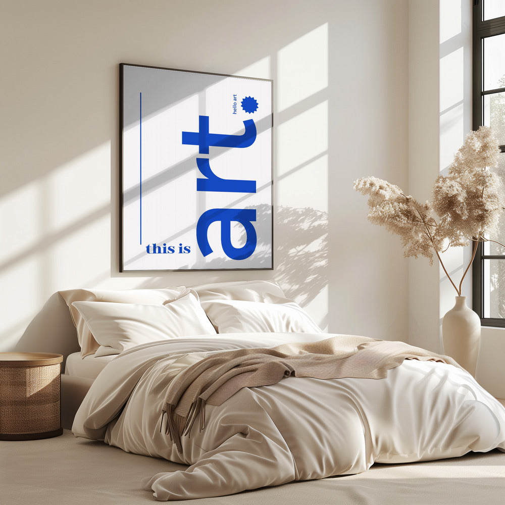 Hallo gedurfde typografie | Poster