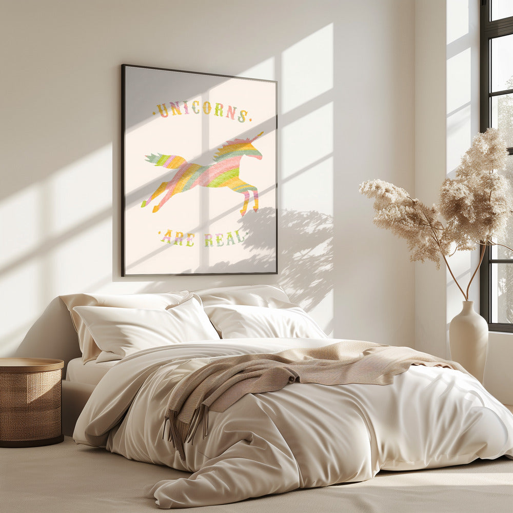 Eenhoorns bestaan echt | Poster
