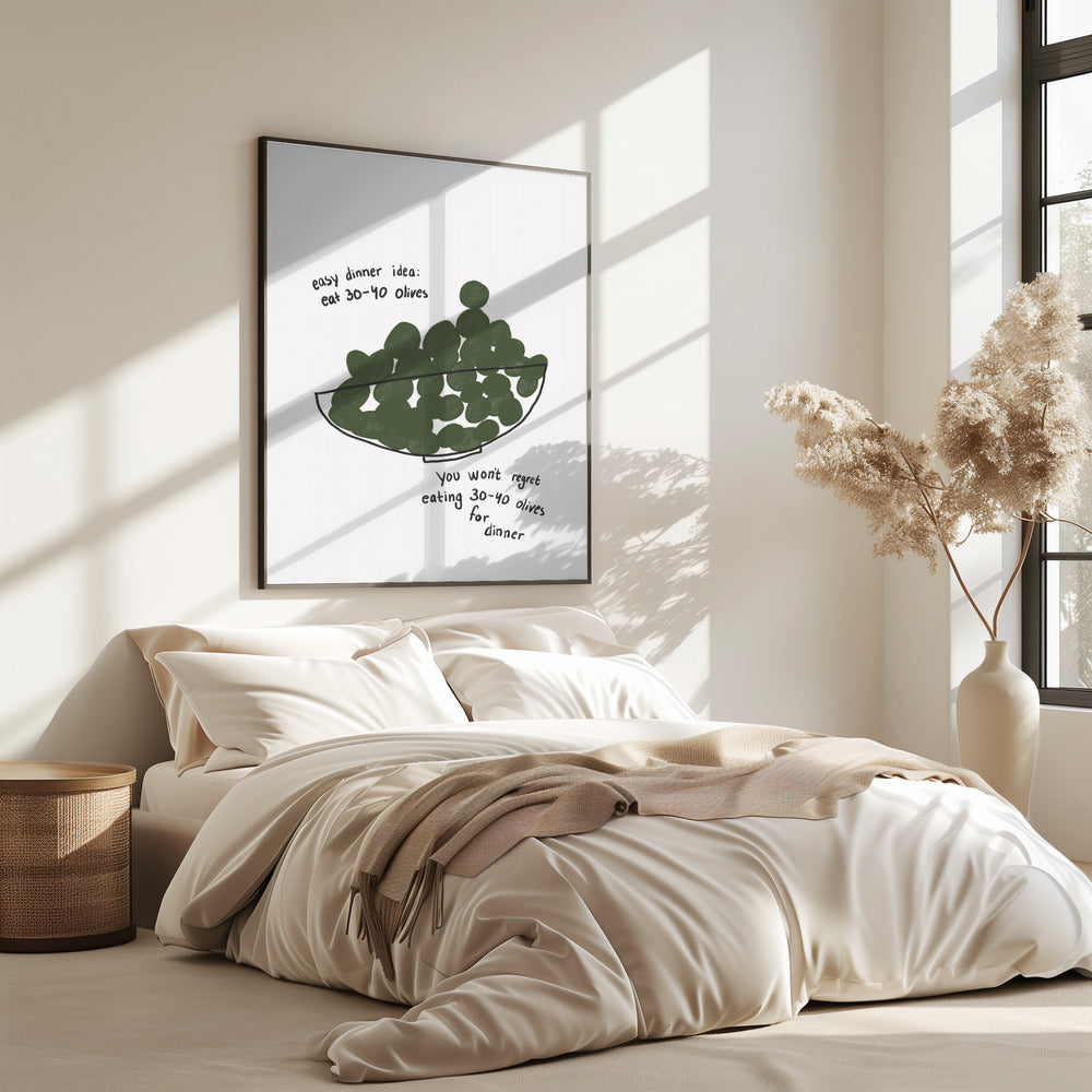 Olijven Diner Delight | Poster