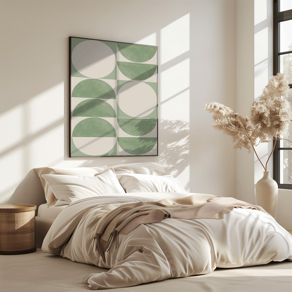 Geometrics in Green | Poster