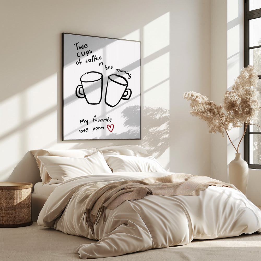 Ochtendliefdesbrouwsel | Poster