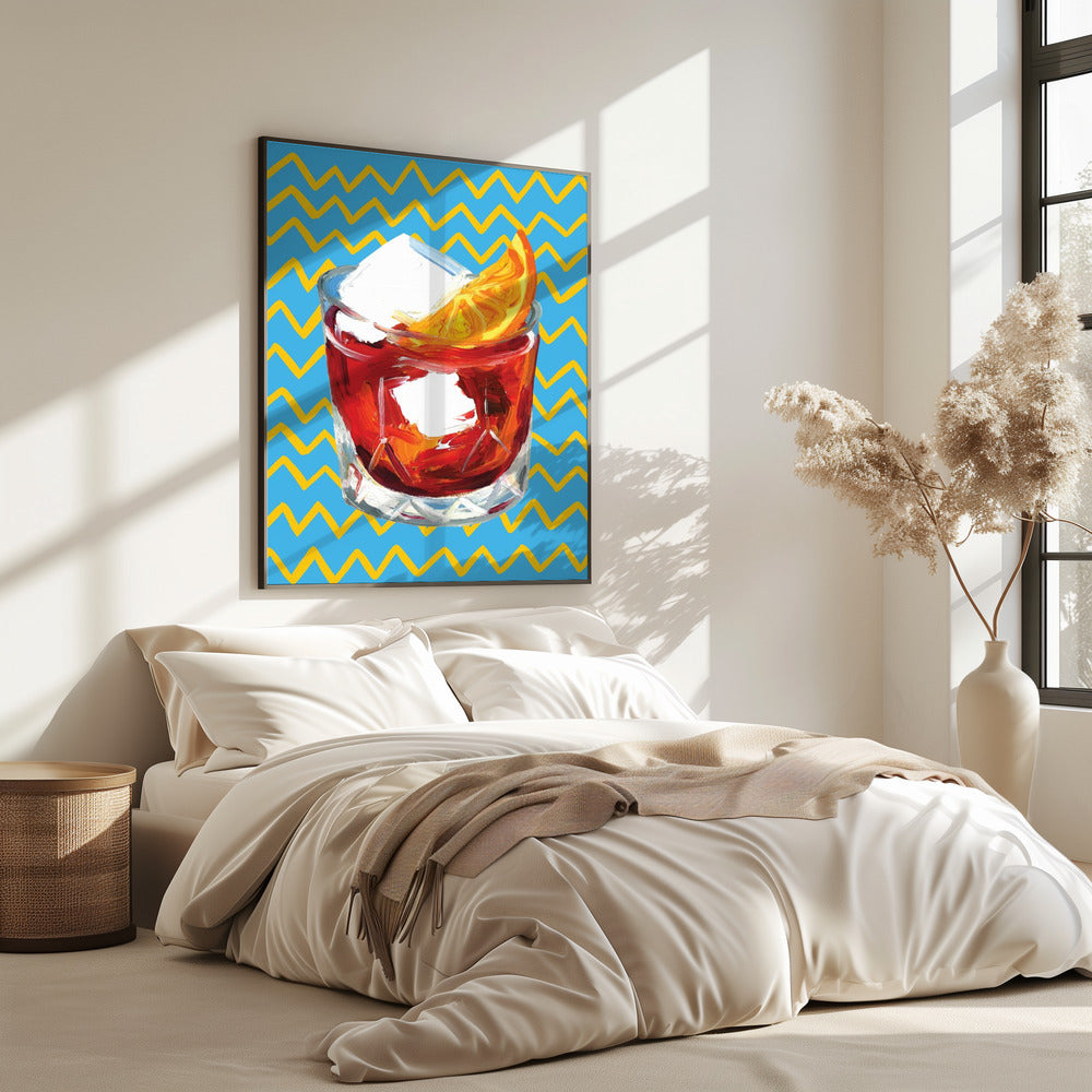 Negroni Blauw | Poster