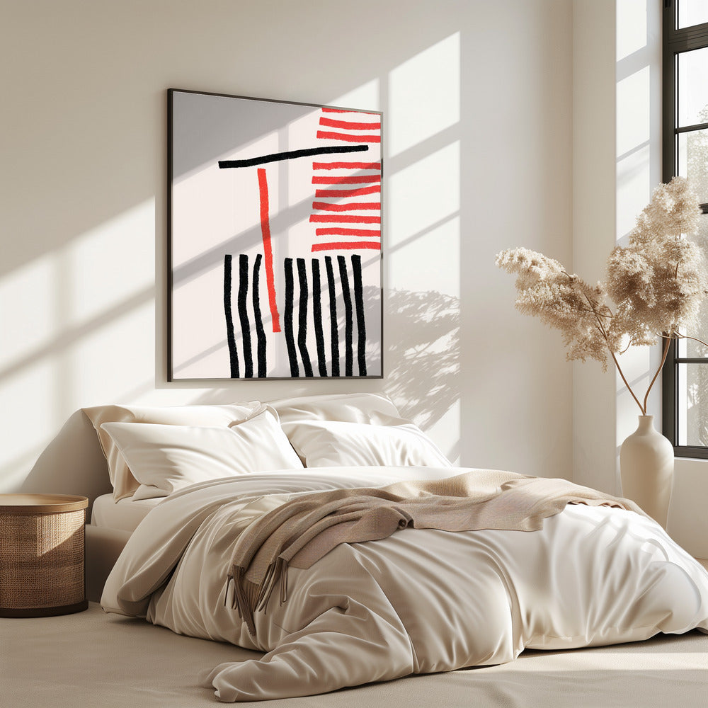 Minimale lijnen #2 | Poster