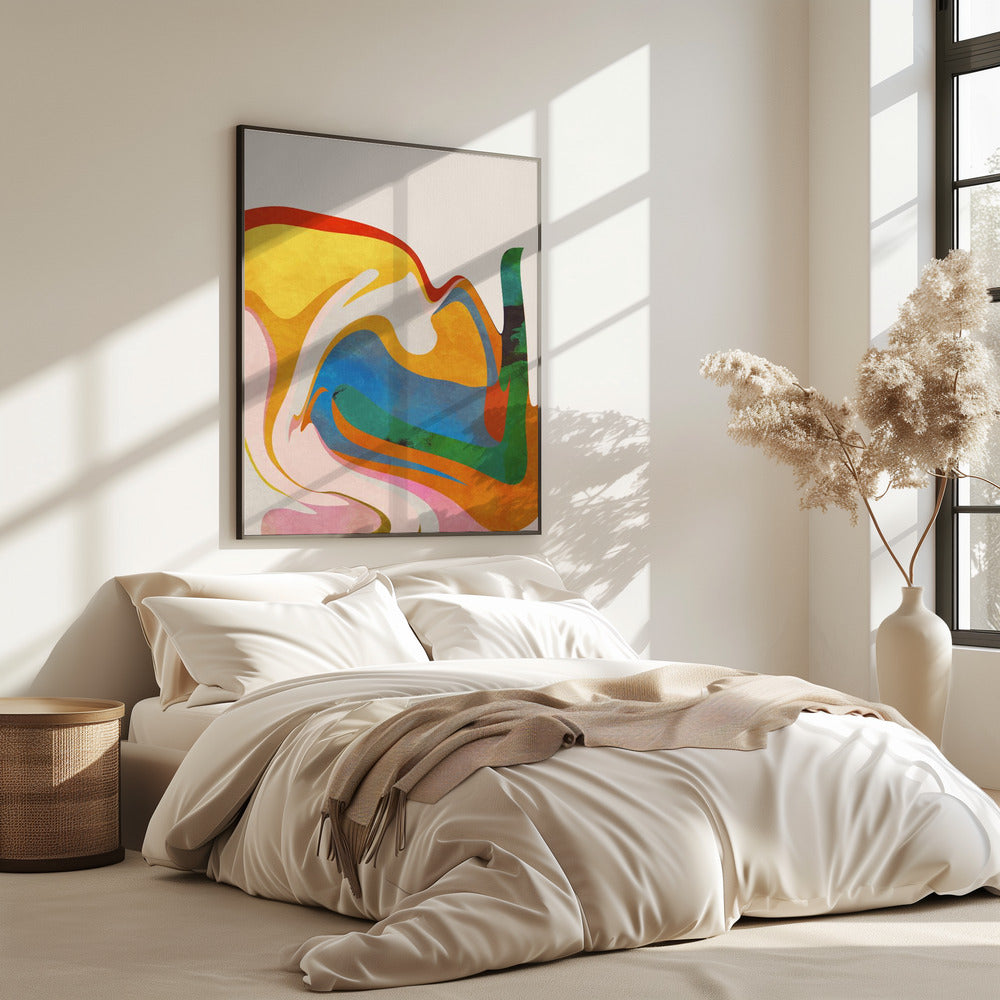 Organic Bauhaus Waved | Poster