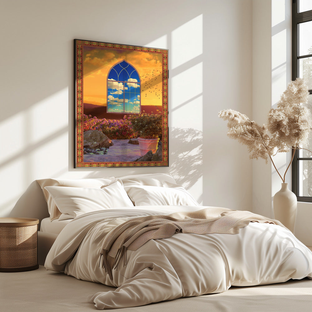 Zwevend raam | Poster