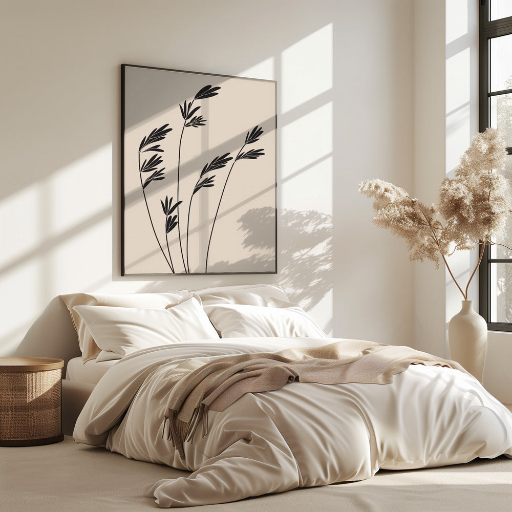 Zwarte planten | Poster