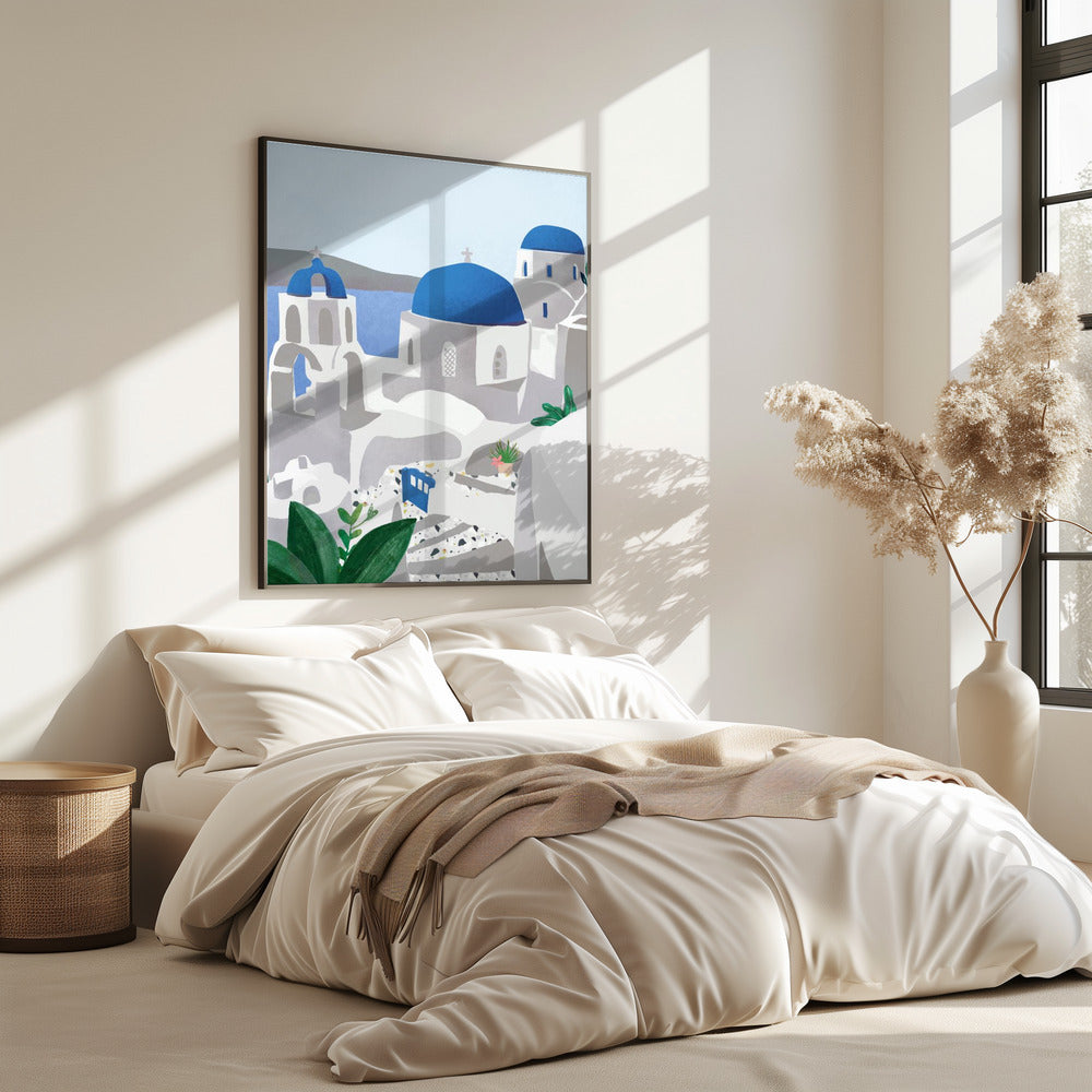 Santorini eiland | Poster