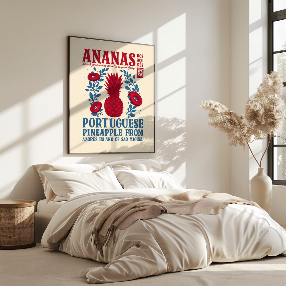 Ananas keukenprint | Poster