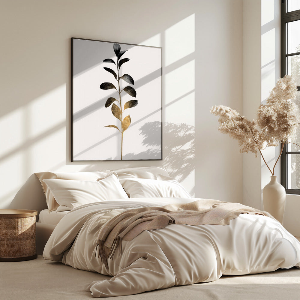 Monochromatica nr. 9 Donkergoud | Poster