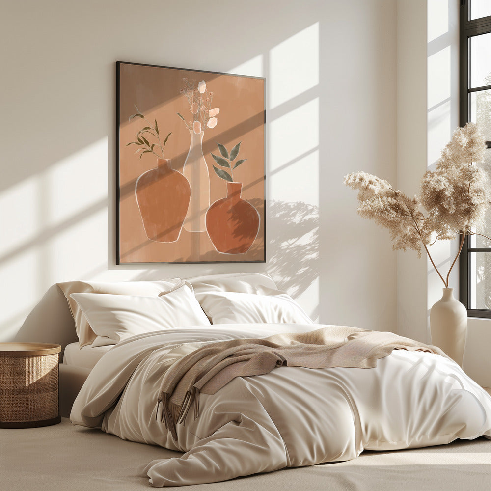 Set of Flower Vases | Poster