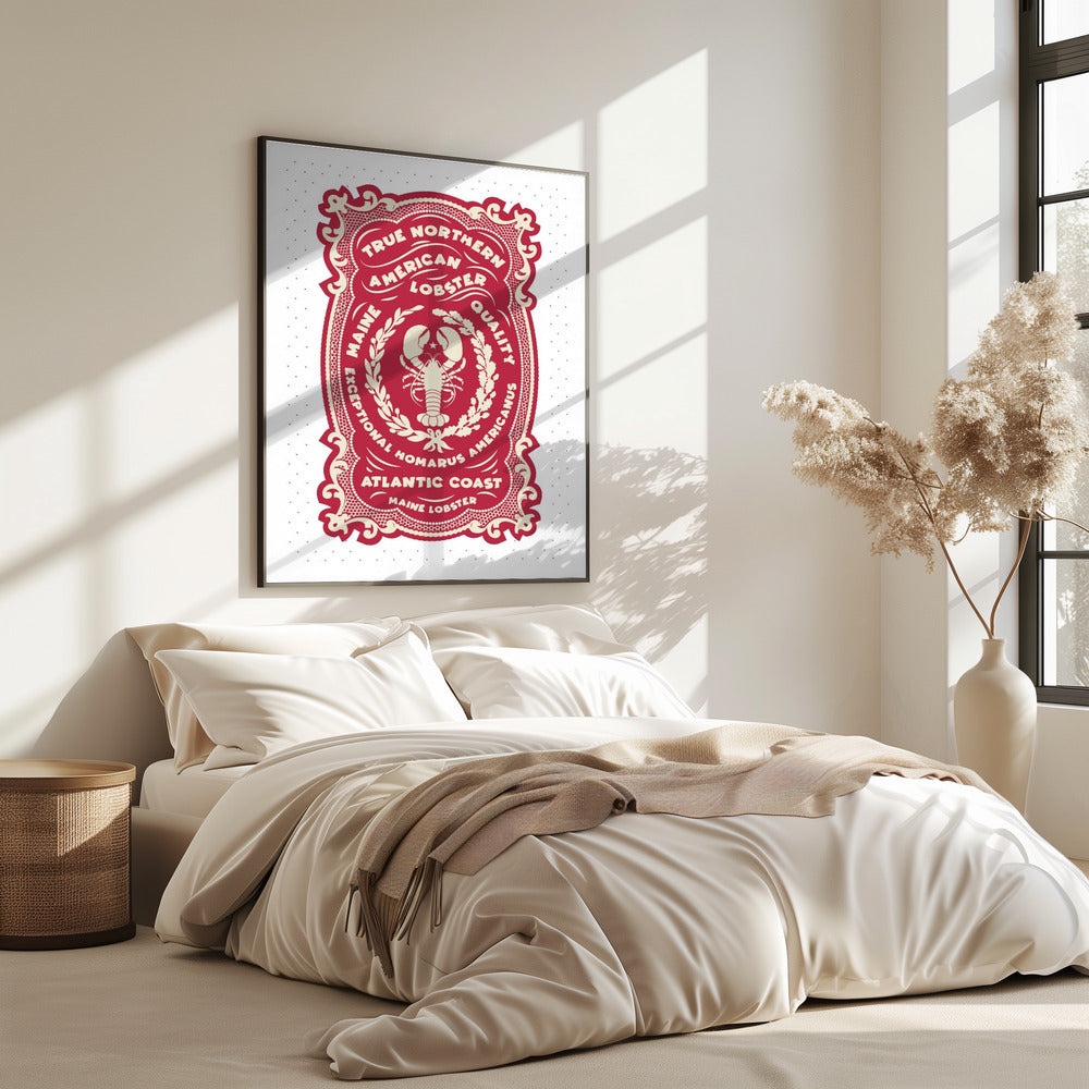 Rode Kreeft | Poster