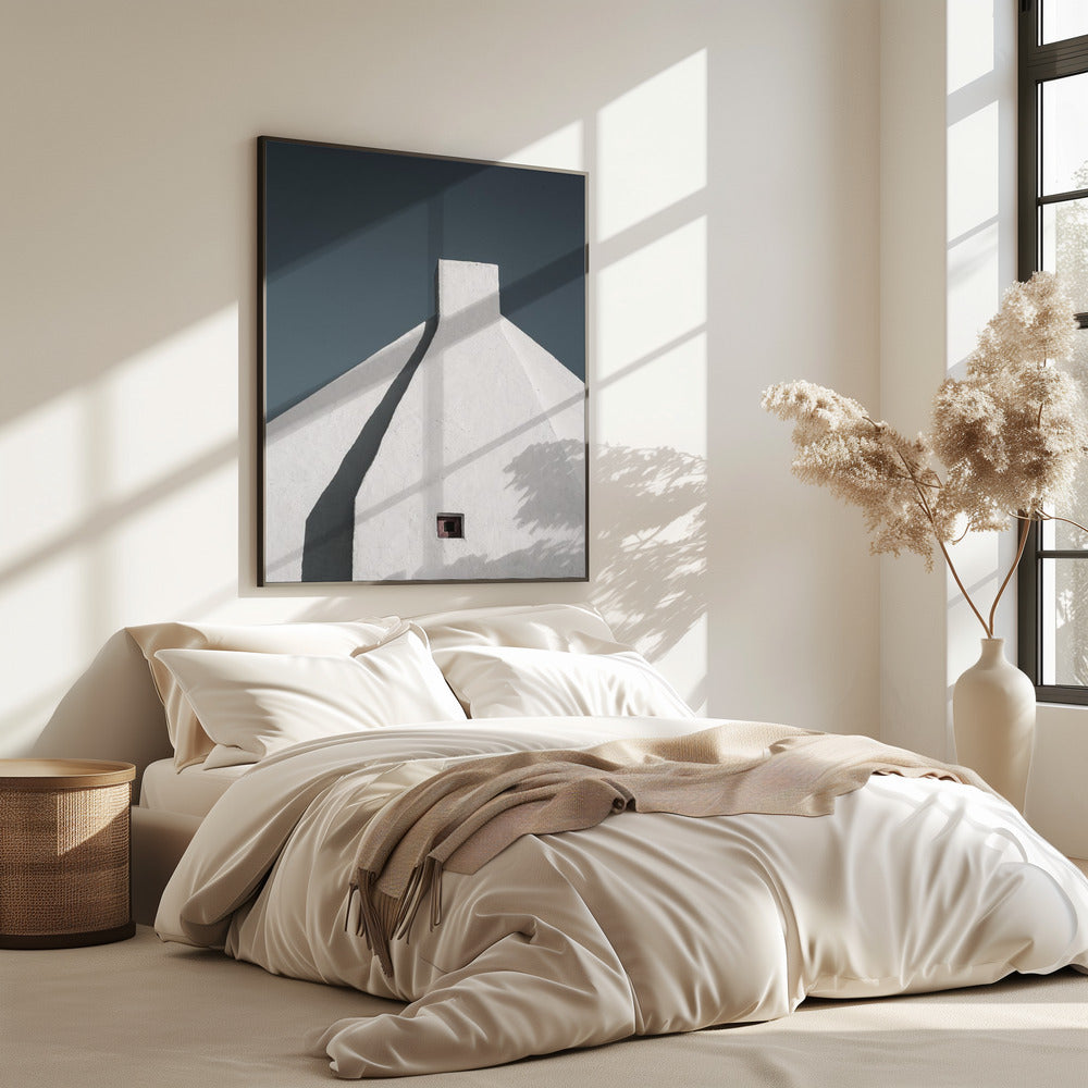 Witte Geometrie | Poster