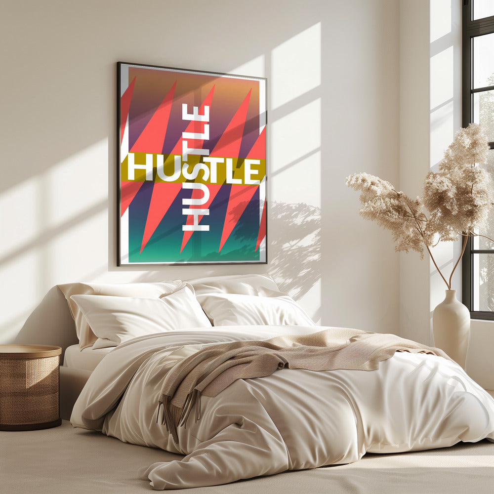 Kleurrijke drukte | Poster