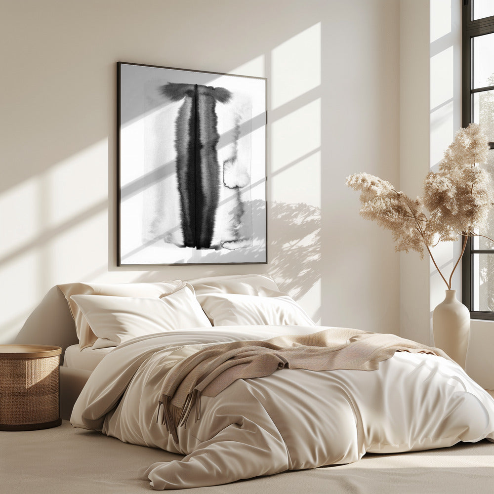 Monochrome Cascade | Poster