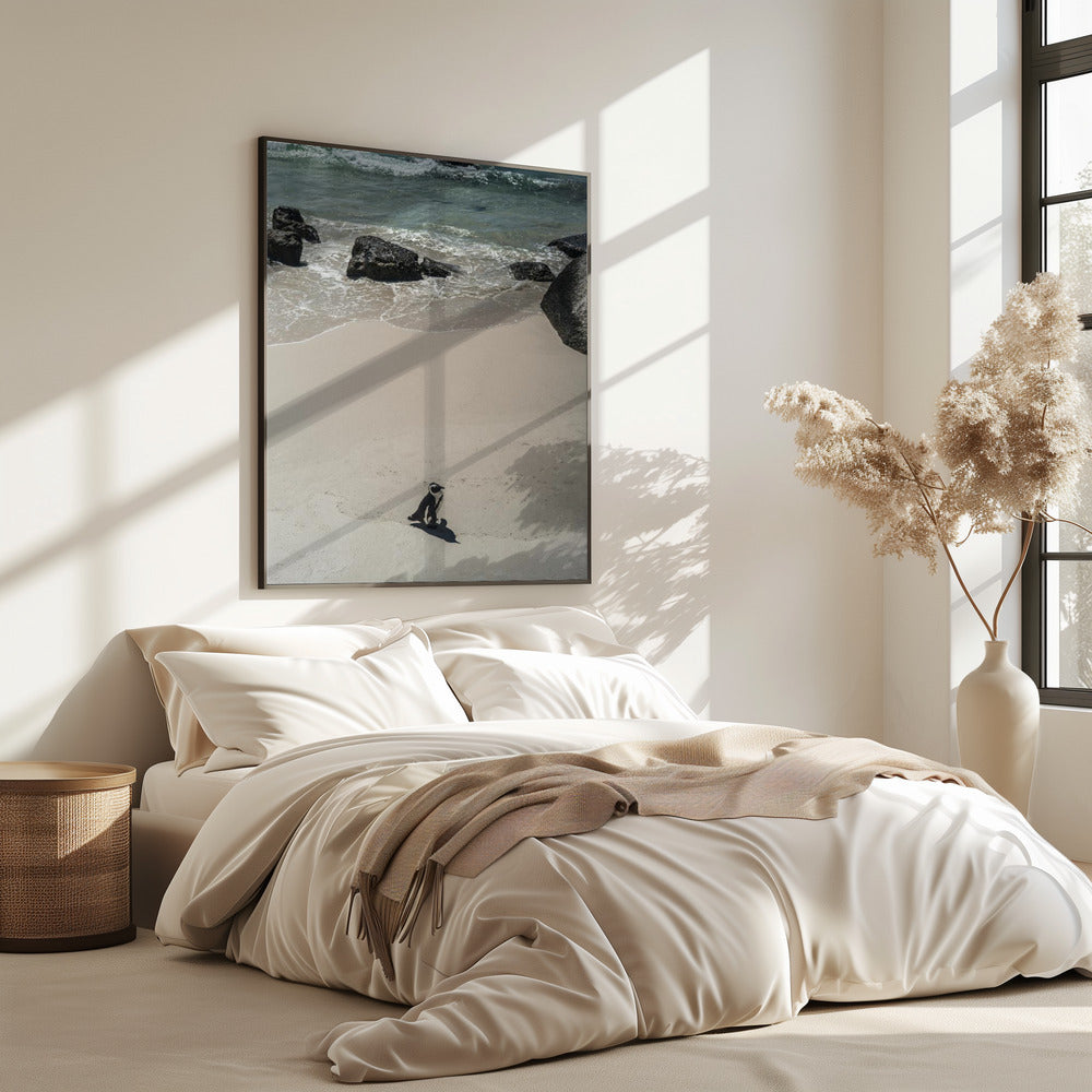 Eenzame strandwandeling | Poster