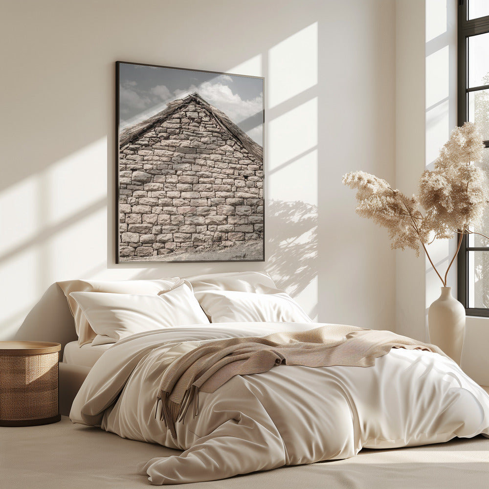 Stenen daklandschap | Poster